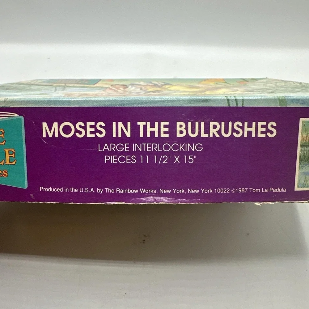 Bible Puzzle 100 Pieces Moses In The Bulrushes Vintage 108 Pieces  1987